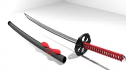 Sword - Samurai 3D model