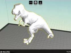 T Rex  Scanned with the MakerBot Digitizer Desktop 3D Scanner