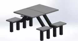 table 160cm x 200cm x 100cm
