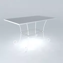 Table ST GERMAIN Ivory Maisons du monde 3D model