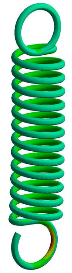 tension spring analysis