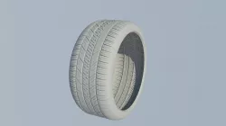 Tire - High-detail tire patern 3D model