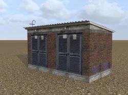 transformer station 3D model
