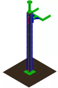TRAY LIFTER WITH LINER BEARING