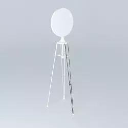 Tripod clock 3D model