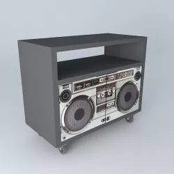 TV stand STEREO 3D model