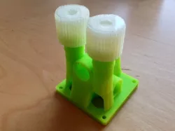 Ultimaker Minimum Printhead with threaded bowden lock - dual extruder version