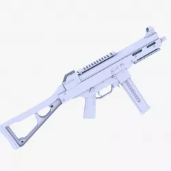 UMP 45 Submachine Gun Low-poly  3D model