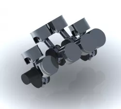 V8 Engine Flat-plane Crankshaft
