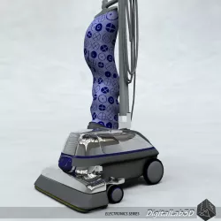 Vacuum Cleaner Violet 3D model