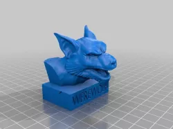 Werewolf Bust. Busto de Hombre Lobo