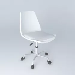 white chair BRISTOL 3D model