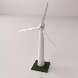 Wind Turbine 3D model