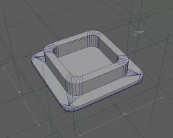 1.5" Square Tubing End Cap Plug