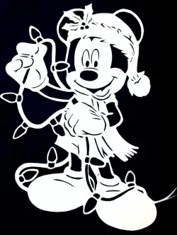 2D Christmas Mickey 2