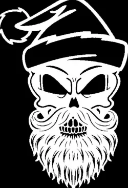 2D Santa Skull