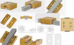 3DP linear bearing (recirculating) and DIY linear rail V2 (old version)