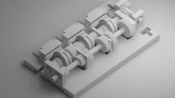 5-Speed RC Car Gearbox With Reverse Gear