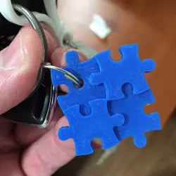 Autism Awareness Keychain