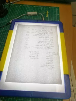 backlight led box for drawings 