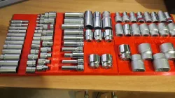 Bandeja para vasos de 1/4 3/8 1/2 SAE