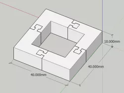 *box-shaped frame