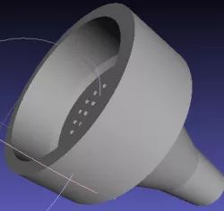 Büchner funnel for vacuum filtration