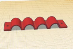 Cable holder (4 channels)