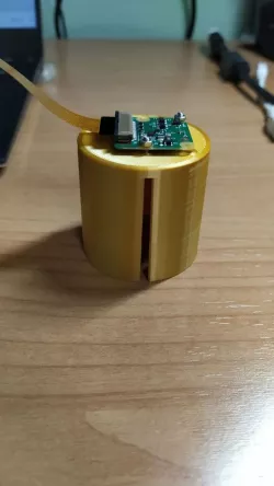 Camera cap for spotting scope