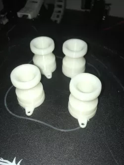Camlock quick disconnect plug (1/2")
