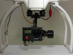 Campark action-camera gimbal counterweight and battery cover