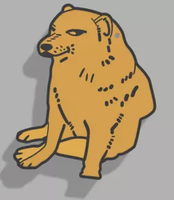 Cheem dog meme