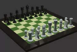 Chess Set - Print Friendly, No Supports
