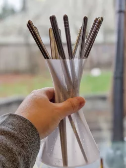chopstick dryer vase