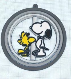 Christmas Gyro - Woodstock and Snoopy