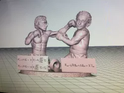 combat de boxe cosmologique 