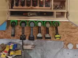 Cordless drill holder