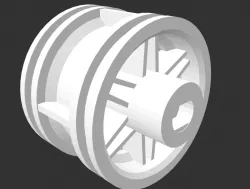 DC motor / Lego wheel
