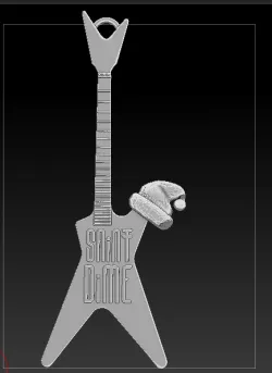 Dimebag Darrell Christmas ornament