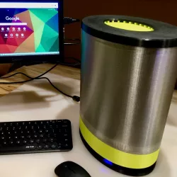 Elliptical microATX Computer Case