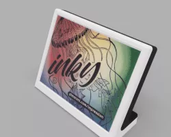 Enclosure for pimoroni Inky Impression (ePaper/eInk/EPD) and raspberry pi zero