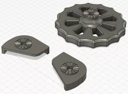 Ender 3 and Pro bed leveling knob and gripper plate - updated