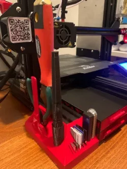 Ender 3 Pro Left Rail Tool, SD, Micro SD, and USB Holder