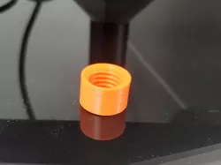 Female threaded sleeve for cartridge 300-310 ml
