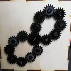 Gear servo mount 