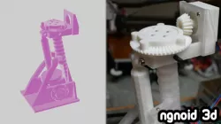Geared Neck Mechanism for Sylvie 2021 - Low backlash!