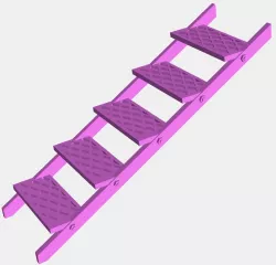 Grated Stair, fits 32mm bases