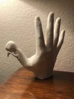 Hand Turkey, a Thanksgiving Centerpiece