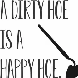 Hoe stencil