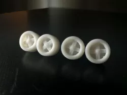 Hot Wheels scale 4 spoke JDM Wheel